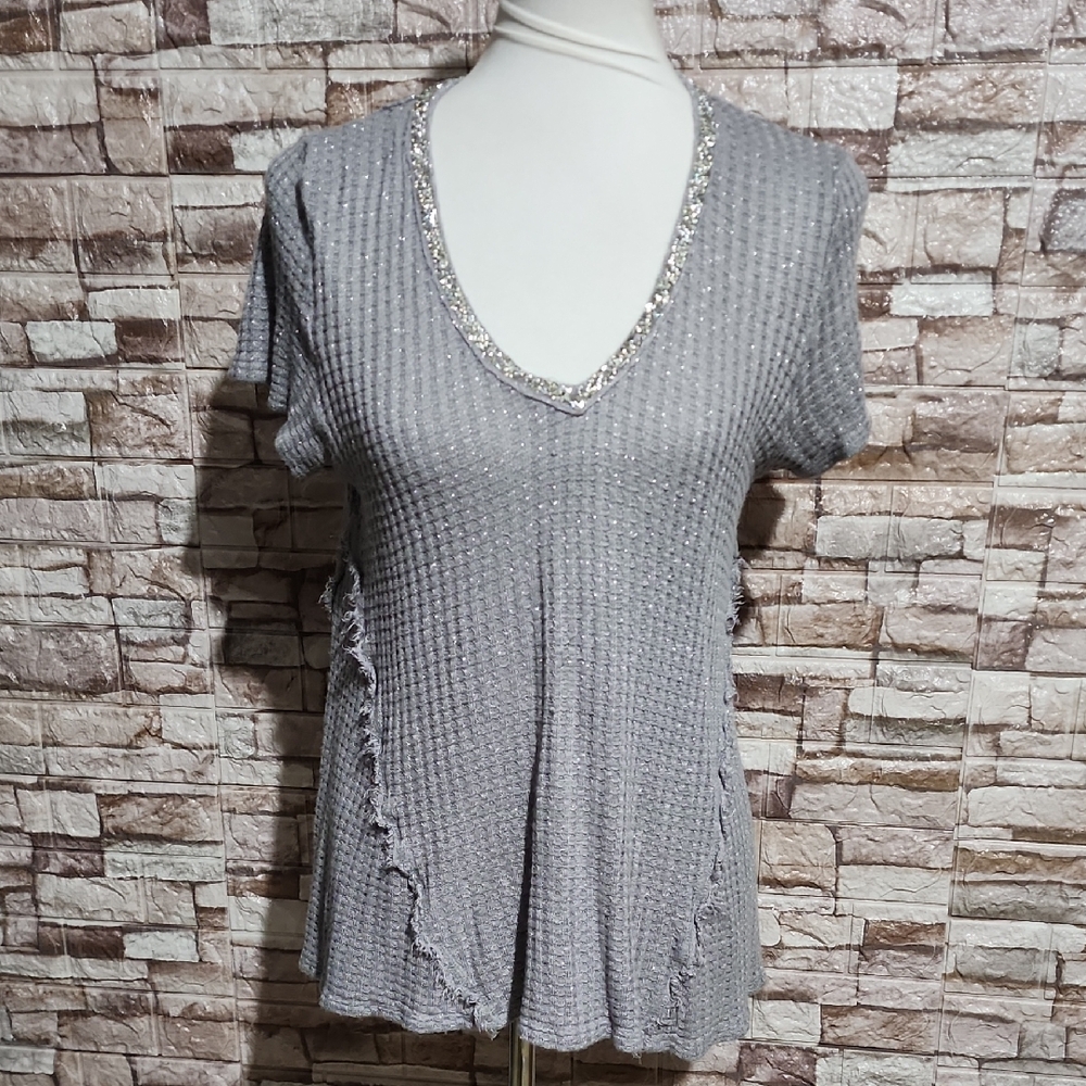 Juicy Couture Gray V-Neck